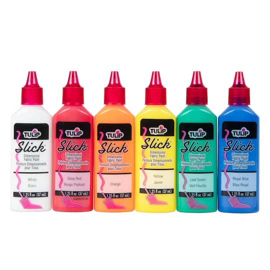 Tulip® Slick® Dimensional Fabric Paint, 6ct.